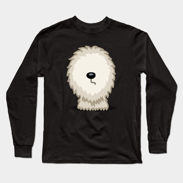 Old English Sheepdog tshirt - Dog Gifts for Sheepdog and Sheep Dog Lovers Long Sleeve T-Shirt by BansheeApps